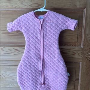Pink Halo sleep sack easy transitions